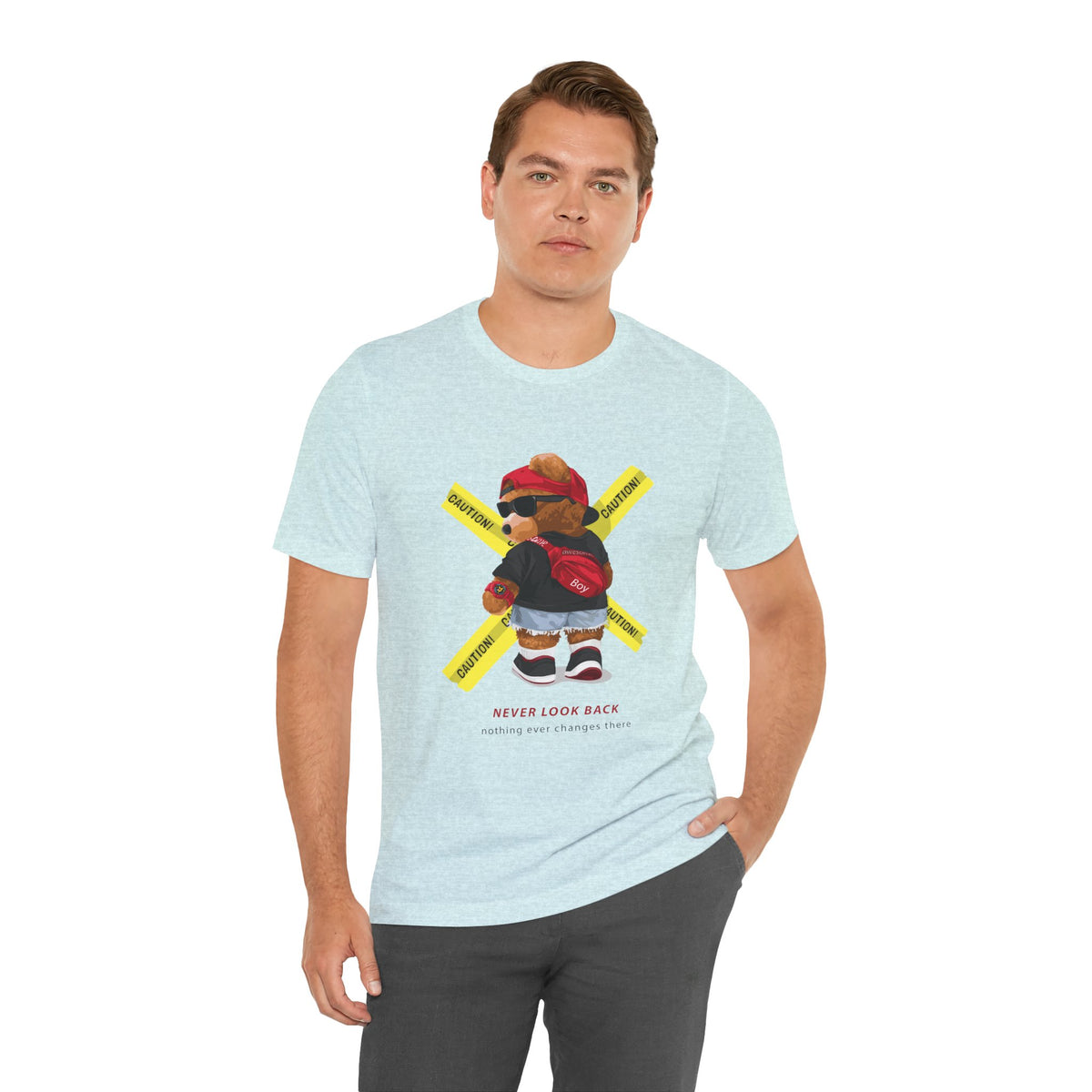 Teddy Bear 'Never Look Back' Graphic Tee