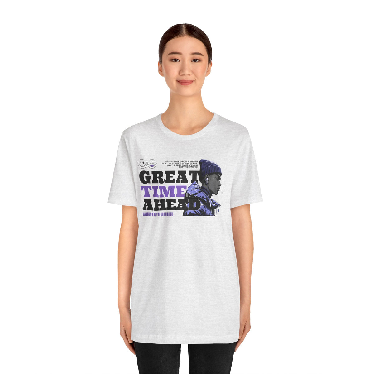 Great Times Ahead Graphic Tee — Motivational Streetwear T‑Shirt