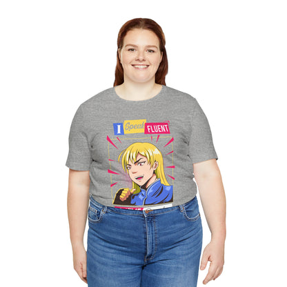 Anime Quotes T-Shirt — "I Speak Fluent Anime Quotes" Retro Manga Style Tee