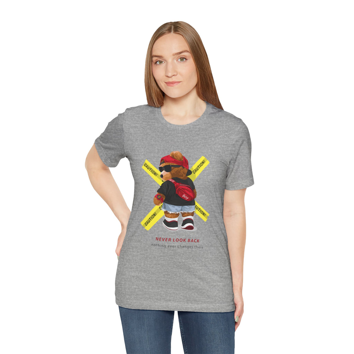 Teddy Bear 'Never Look Back' Graphic Tee
