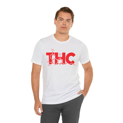 THC Molecule T-Shirt — Chemistry Graphic Cannabis Tee