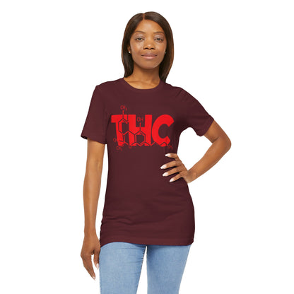 THC Molecule T-Shirt — Chemistry Graphic Cannabis Tee