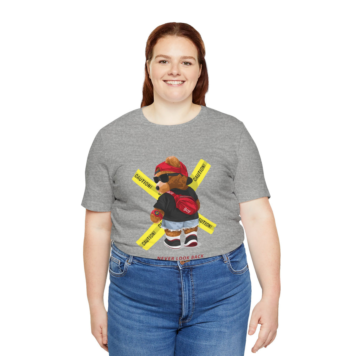 Teddy Bear 'Never Look Back' Graphic Tee