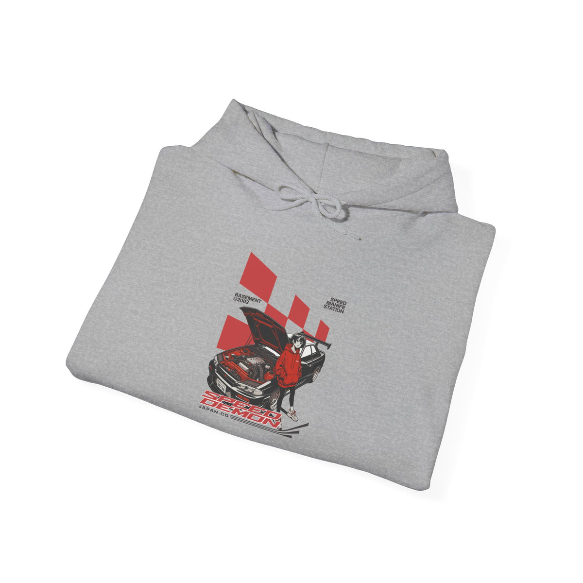 Racing Motorcycle Hoodie – Red Sport Bike Graphic Sweatshirt