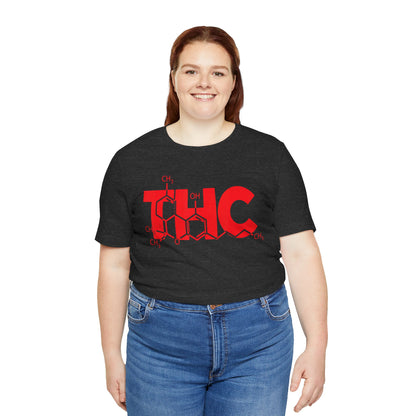THC Molecule T-Shirt — Chemistry Graphic Cannabis Tee