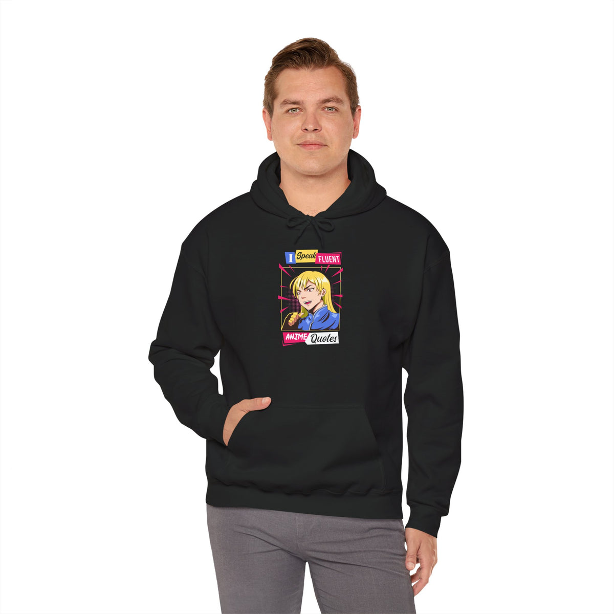 Retro Pop Art Blonde Girl Hoodie – I Got Bored Now I'm A Queer Graphic Sweatshirt