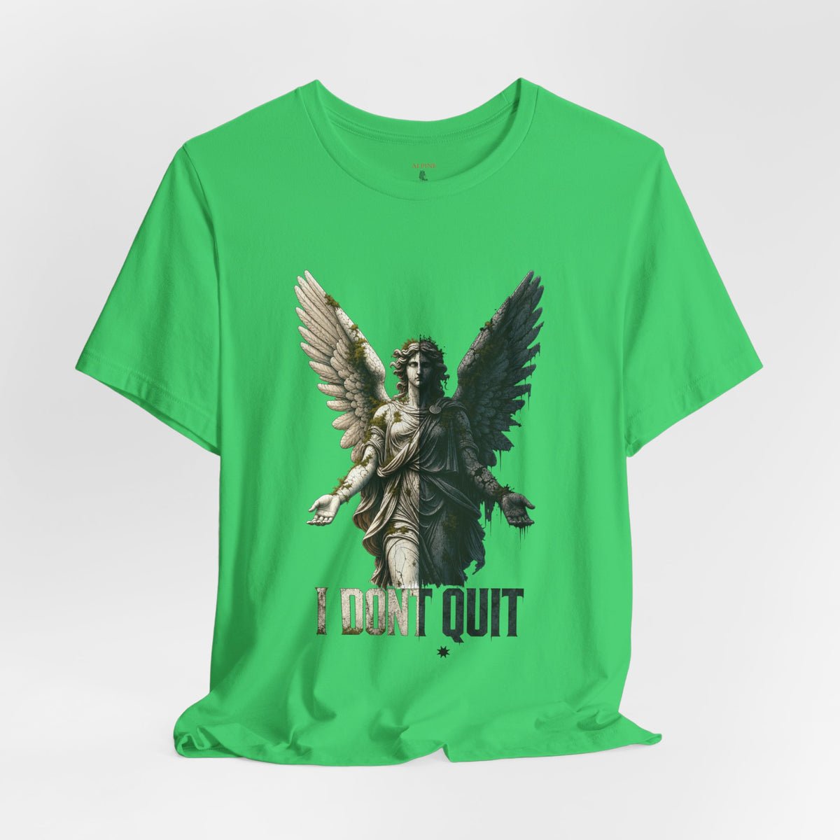 Angel Graphic Tee — 'The Last Angel' Illustrated Short Sleeve Shirt