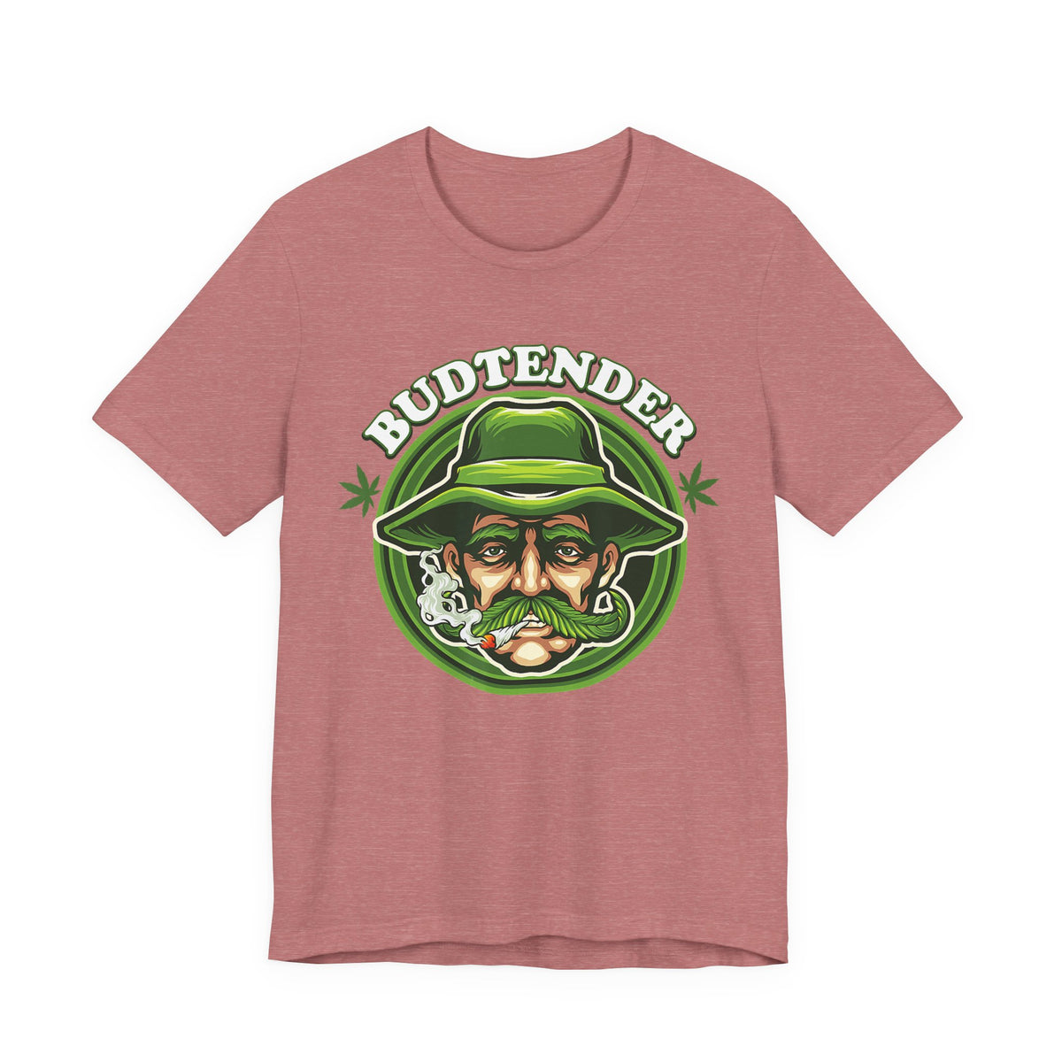 Budtender Graphic Tee – Retro Smoking Stoner Design