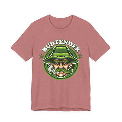 Budtender Graphic Tee – Retro Smoking Stoner Design