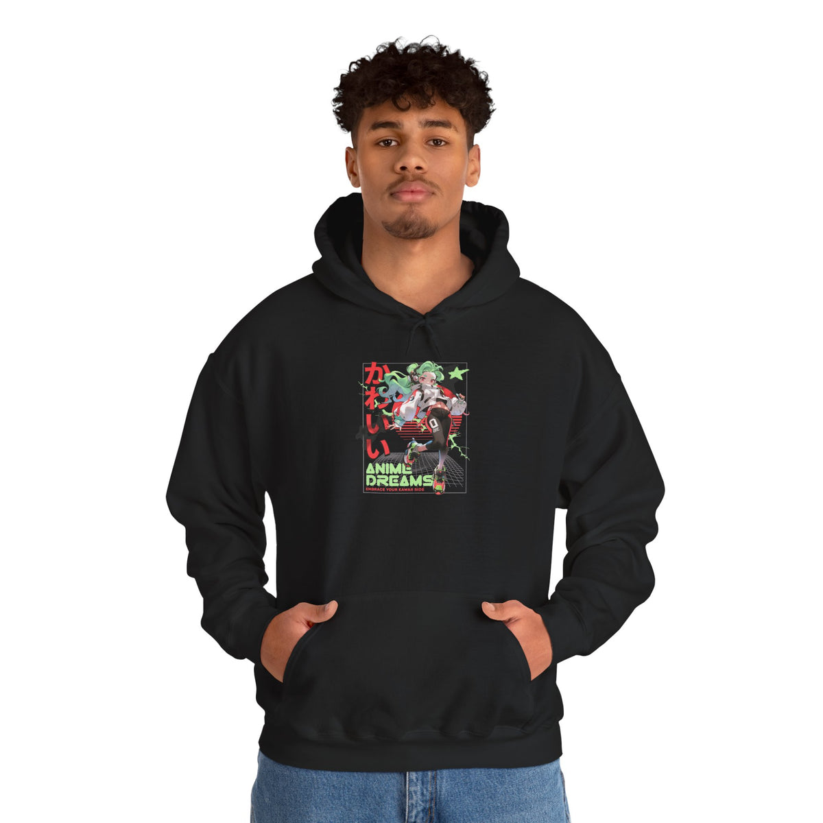 Anime Kawaii Character Hoodie – Cute Japanese Graphic Pullover