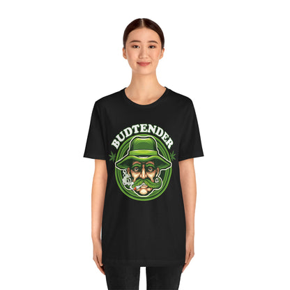Budtender Graphic Tee – Retro Smoking Stoner Design