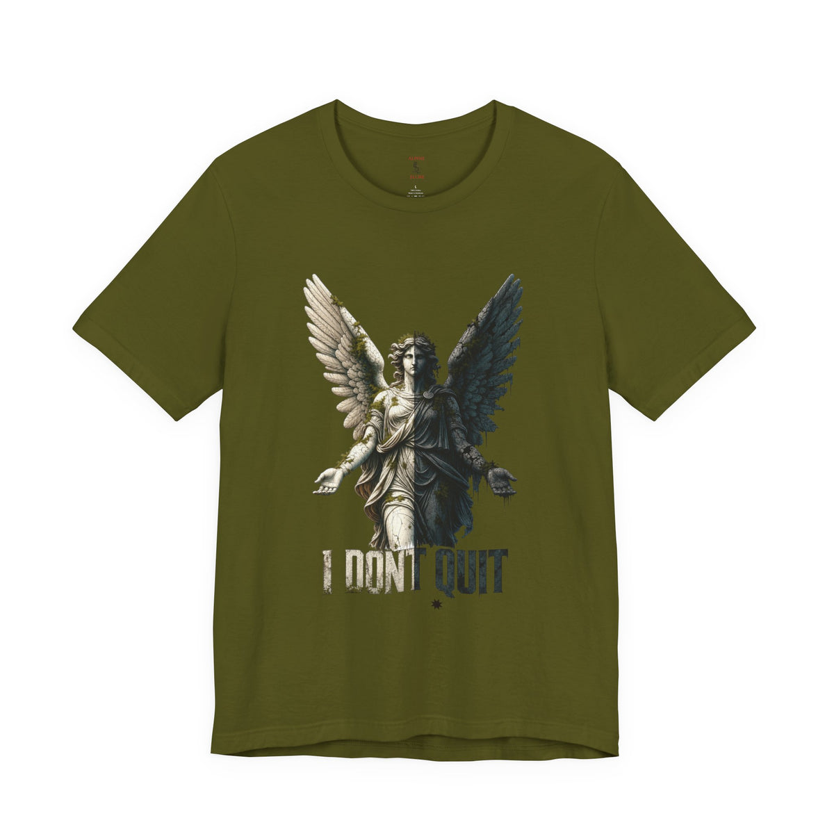 Angel Graphic Tee — 'The Last Angel' Illustrated Short Sleeve Shirt
