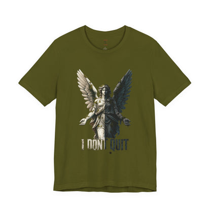 Angel Graphic Tee — 'The Last Angel' Illustrated Short Sleeve Shirt