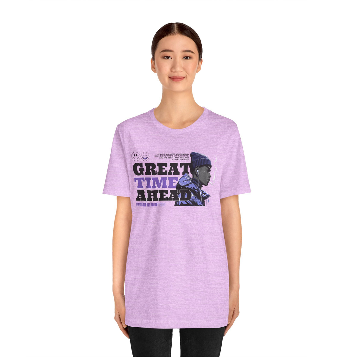 Great Times Ahead Graphic Tee — Motivational Streetwear T‑Shirt