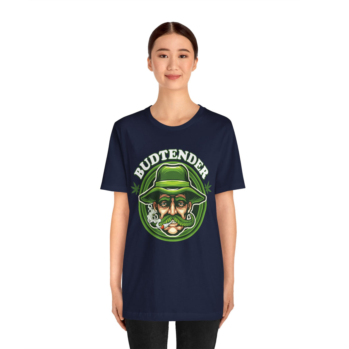 Budtender Graphic Tee – Retro Smoking Stoner Design