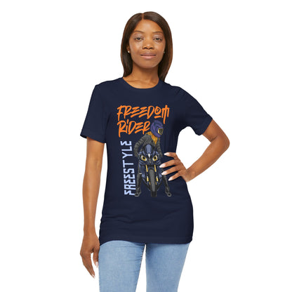 Freedom Rider Motorcycle Tee – "Freedom Rider" Streetstyle Biker T-Shirt