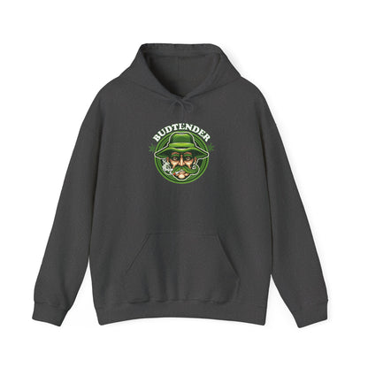Budtender Graphic – Retro Smoking Stoner Hooded Sweatshirt