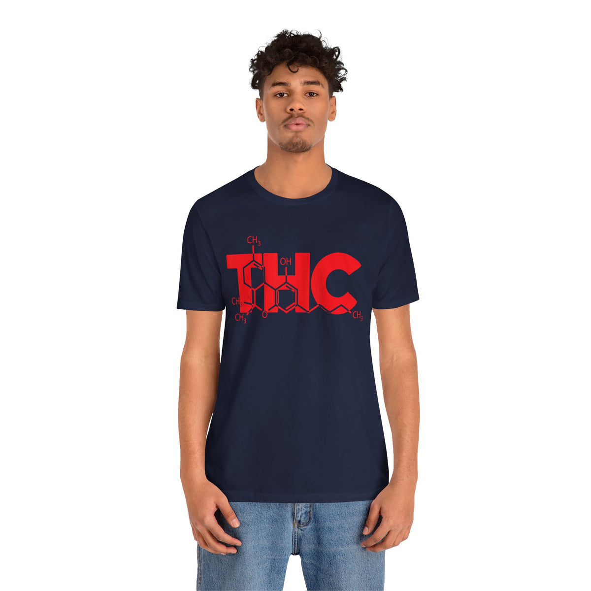 THC Molecule T-Shirt — Chemistry Graphic Cannabis Tee