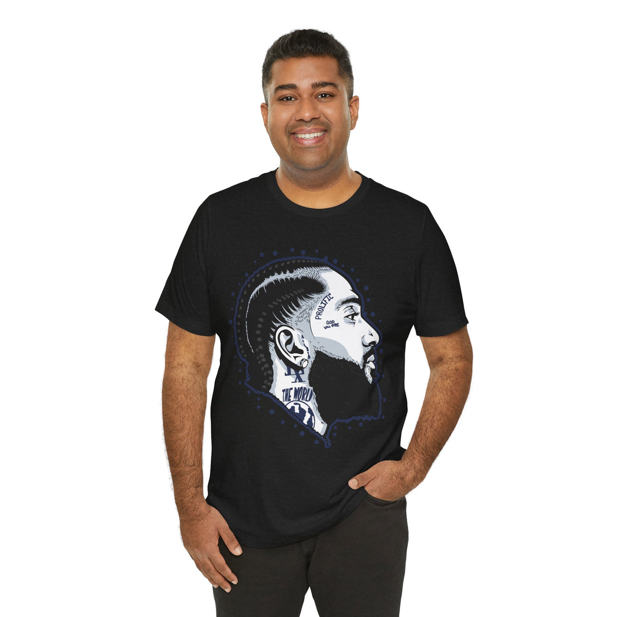 NIP HUSSLE PROLIFIC HIP HOP ARTIST GRAPHIC T SHIRT