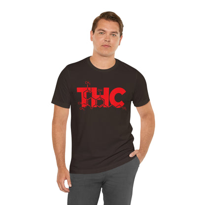 THC Molecule T-Shirt — Chemistry Graphic Cannabis Tee