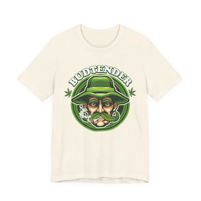Budtender Graphic Tee – Retro Smoking Stoner Design