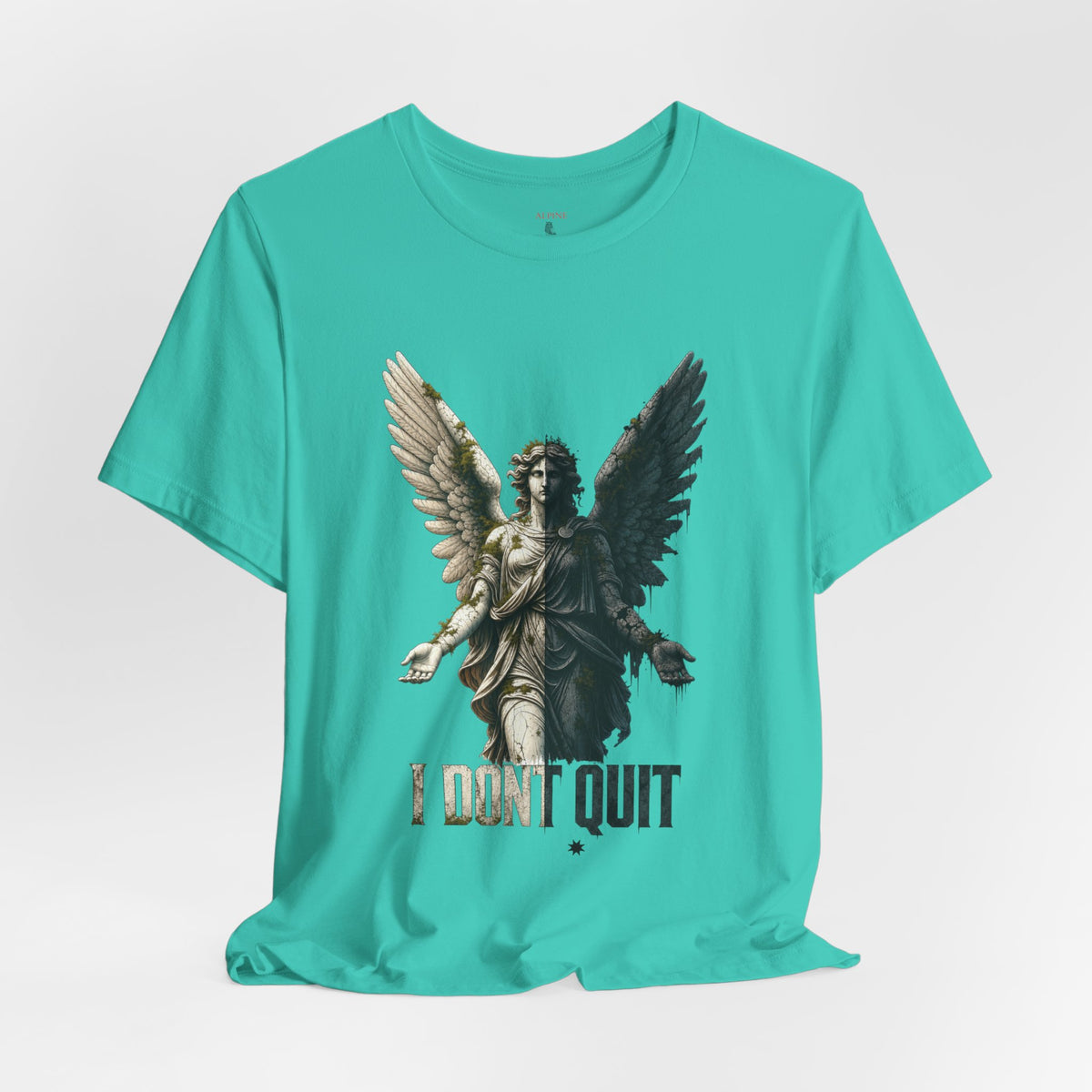 Angel Graphic Tee — 'The Last Angel' Illustrated Short Sleeve Shirt