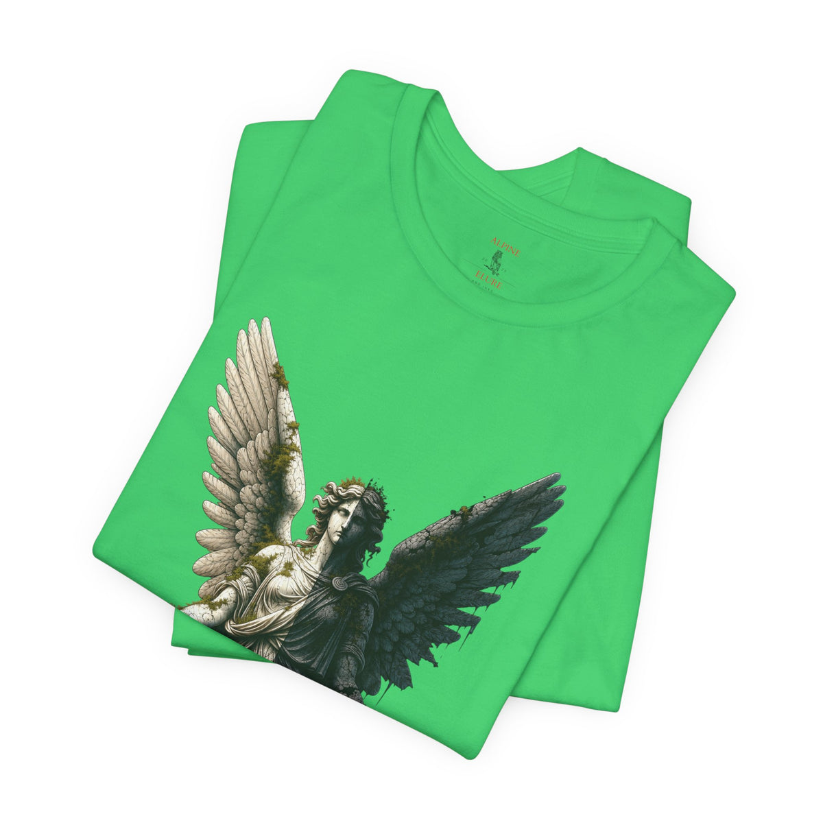 Angel Graphic Tee — 'The Last Angel' Illustrated Short Sleeve Shirt