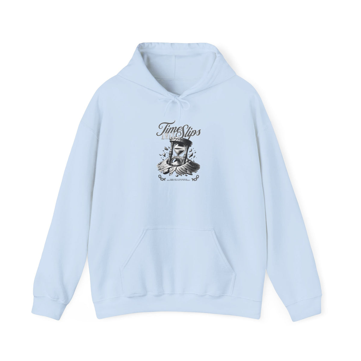 Time Slips Graphic Hoodie — Vintage Pocket Watch Illustration Sweatshirt