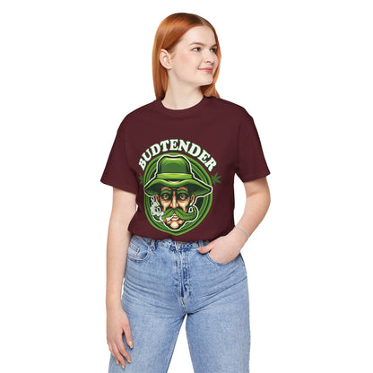 Budtender Graphic Tee – Retro Smoking Stoner Design