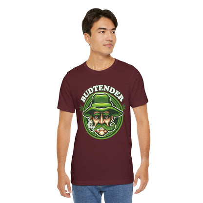 Budtender Graphic Tee – Retro Smoking Stoner Design