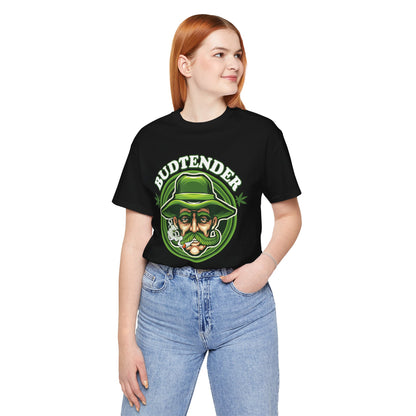 Budtender Graphic Tee – Retro Smoking Stoner Design