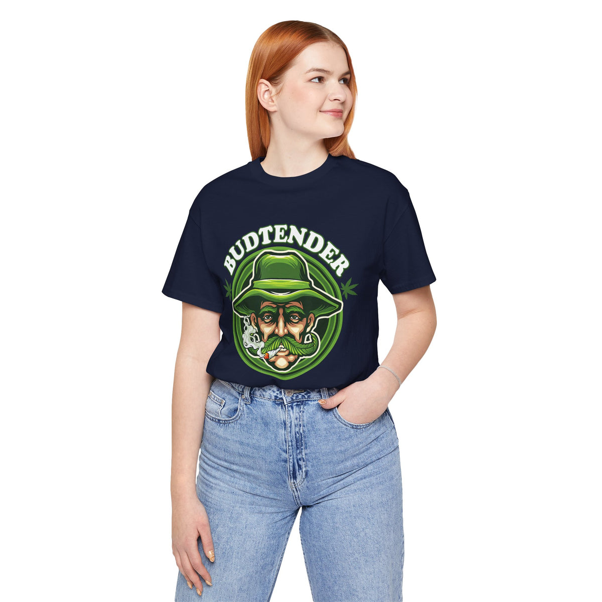 Budtender Graphic Tee – Retro Smoking Stoner Design