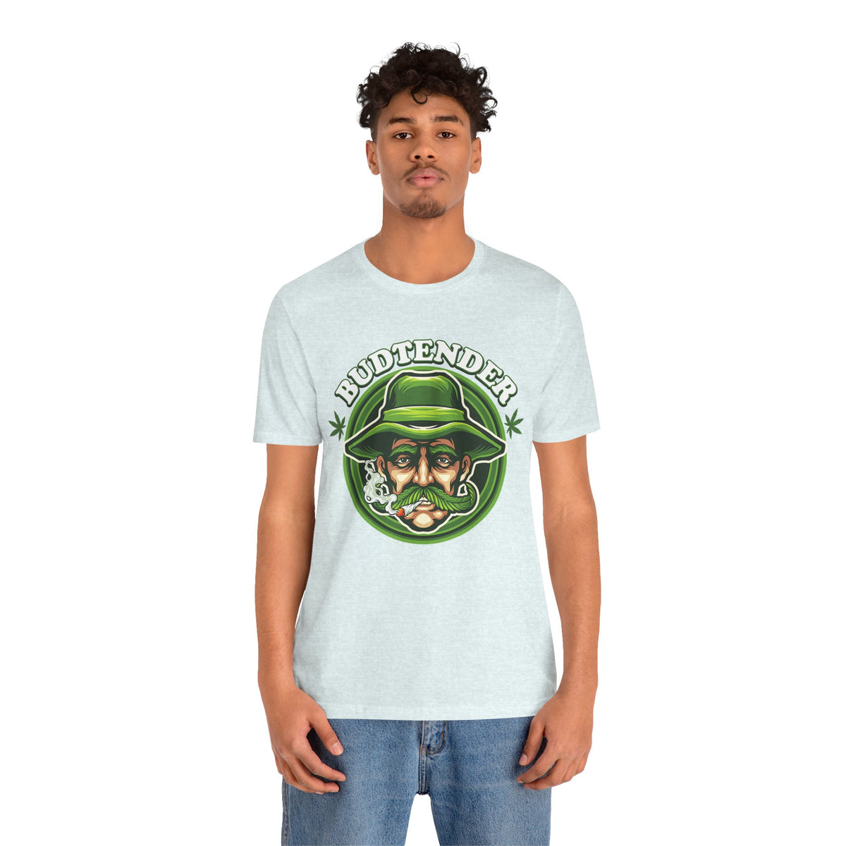 Budtender Graphic Tee – Retro Smoking Stoner Design