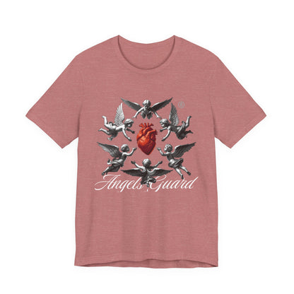 Angel Guard T‑Shirt — Sacred Heart & Cherub Graphic Tee