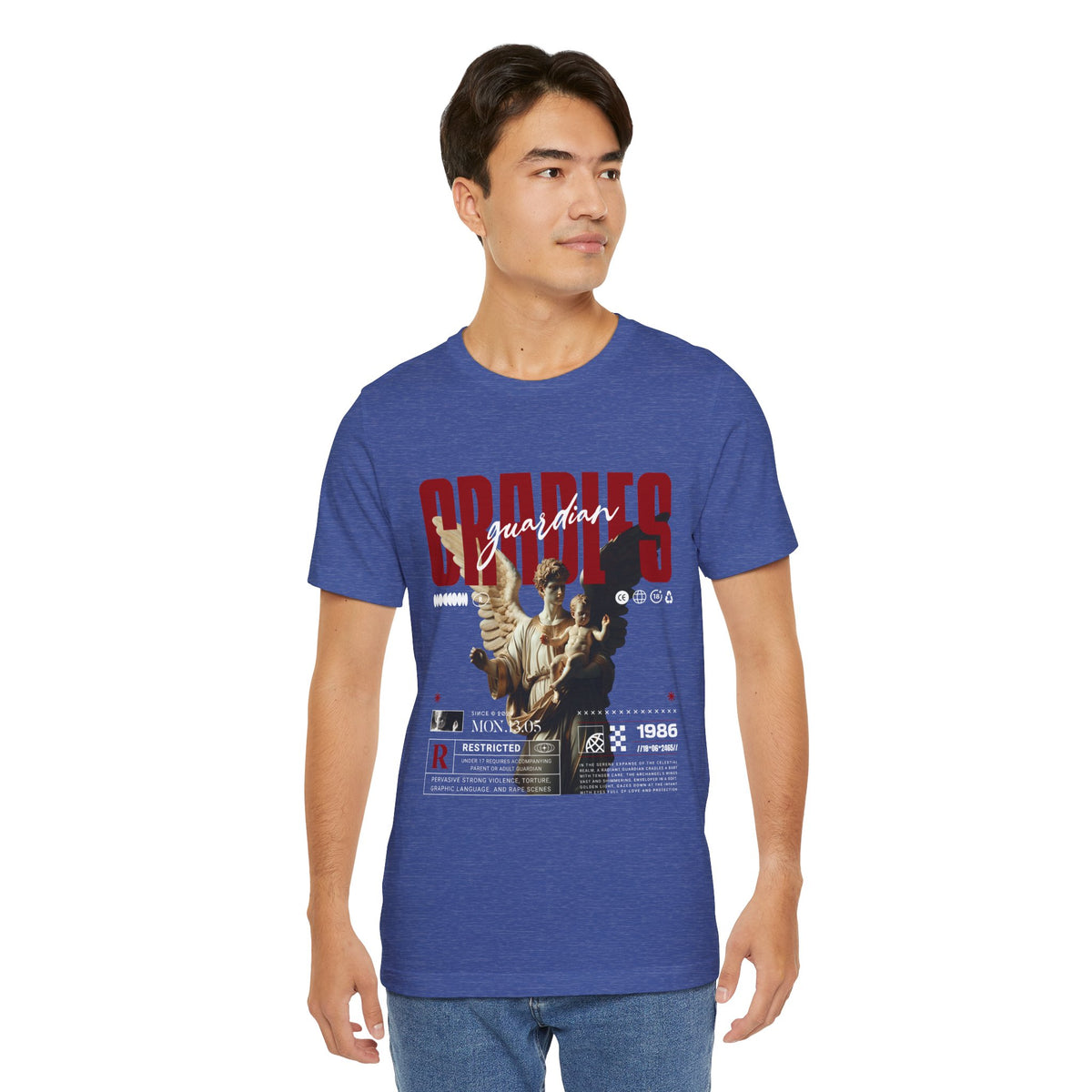 Guardian Angels Graphic Tee — 'Bodies' Vintage Statue Streetwear Shirt