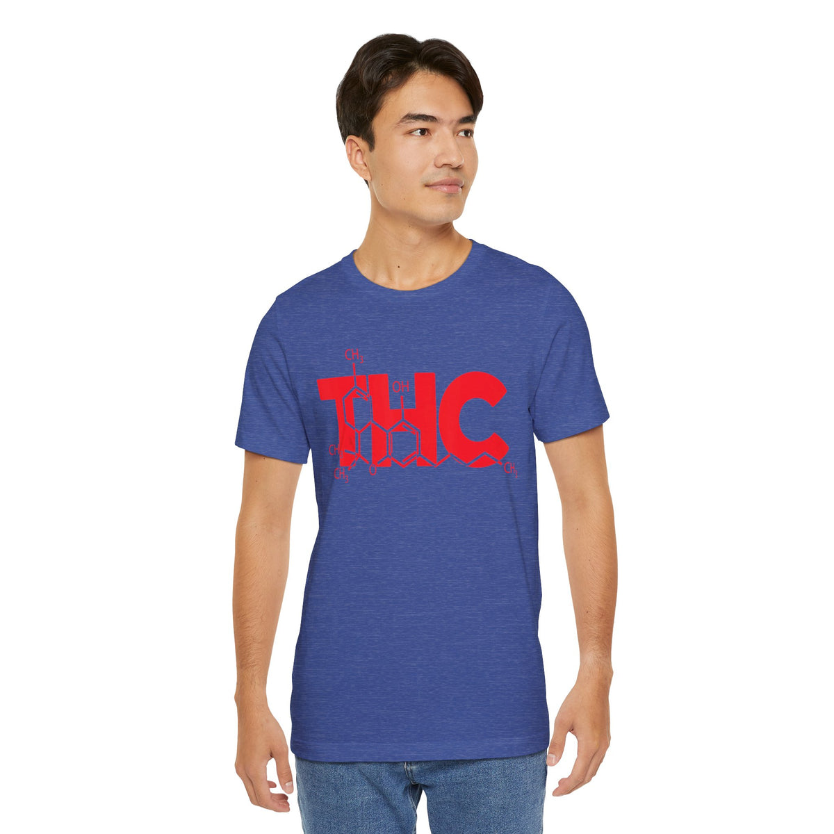 THC Molecule T-Shirt — Chemistry Graphic Cannabis Tee