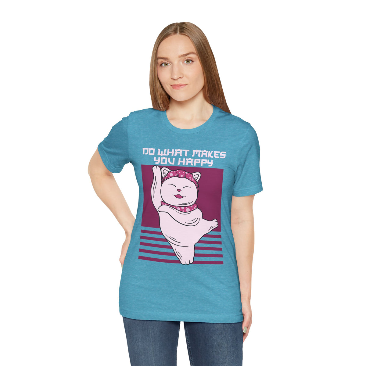 Do What Makes You Happy Cat Tee