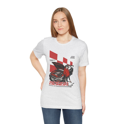 JDM Demon Street Racing T‑Shirt — Retro Car Anime Graphic Tee