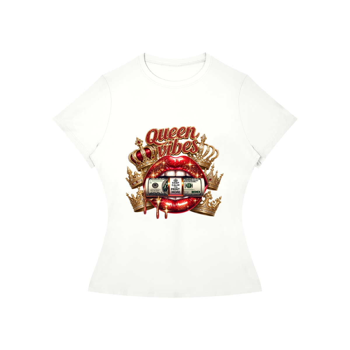Queen Vibe Lips Women’s Graphic Tee