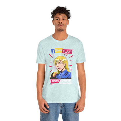Anime Quotes T-Shirt — "I Speak Fluent Anime Quotes" Retro Manga Style Tee