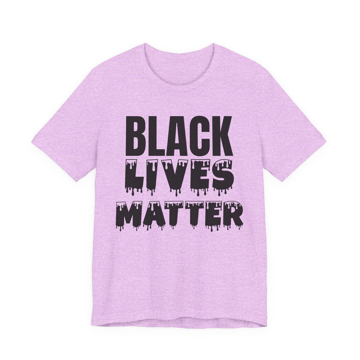 Black Lives Matter Tee — Bold Drip Protest T-Shirt