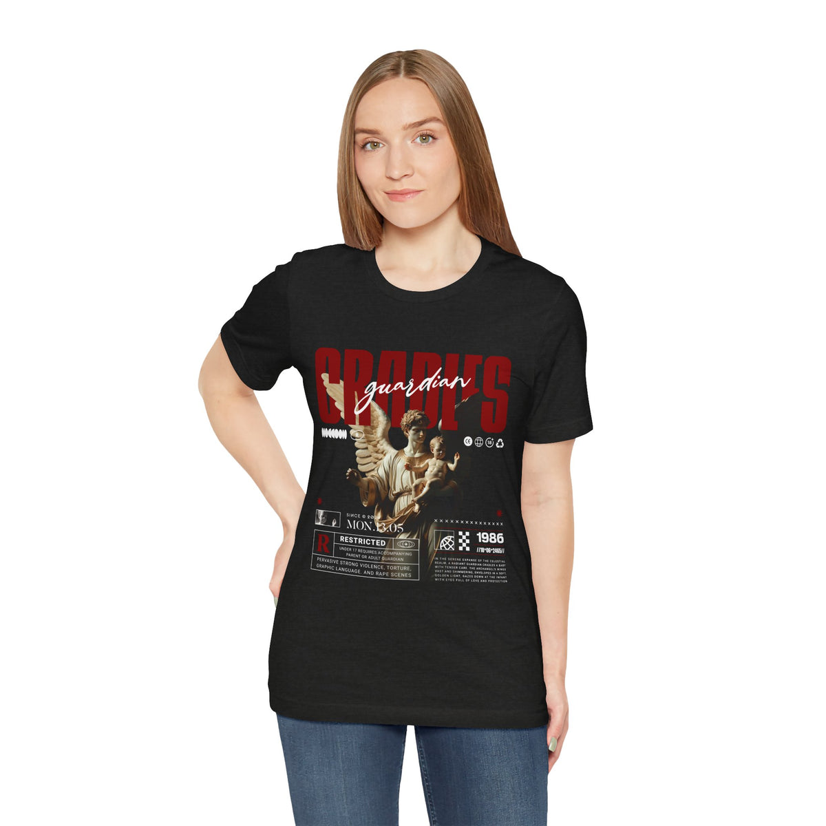 Guardian Angels Graphic Tee — 'Bodies' Vintage Statue Streetwear Shirt
