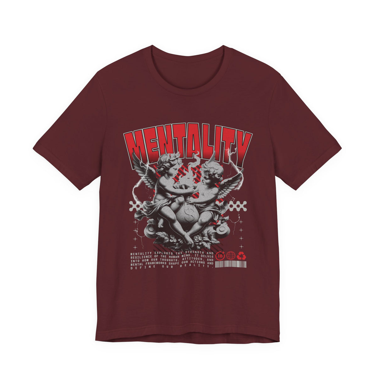 Mentality Graphic Tee — Vintage Cherub Skate Art Shirt