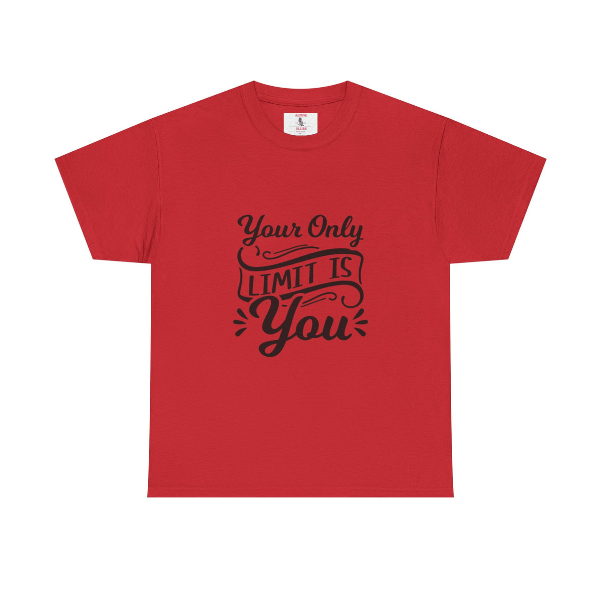 Motivational Tee — "Your Only Limit Is You / You Only Fail When You Stop Trying" Inspirational Shirt