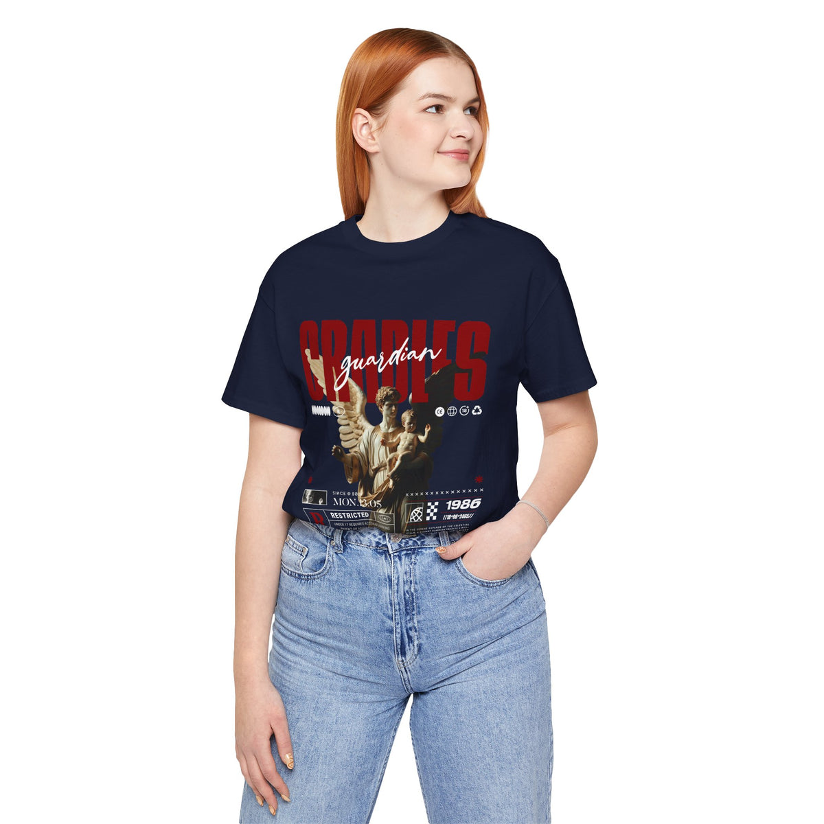 Guardian Angels Graphic Tee — 'Bodies' Vintage Statue Streetwear Shirt