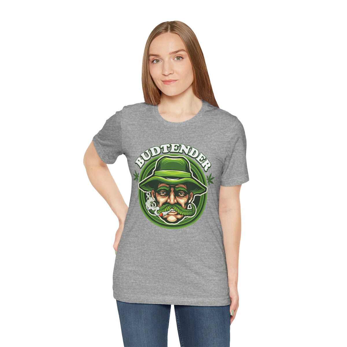 Budtender Graphic Tee – Retro Smoking Stoner Design