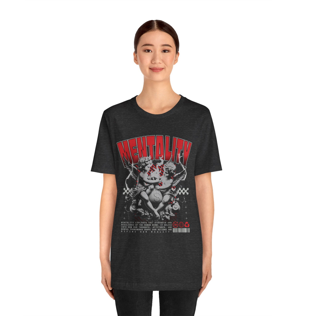Mentality Graphic Tee — Vintage Cherub Skate Art Shirt