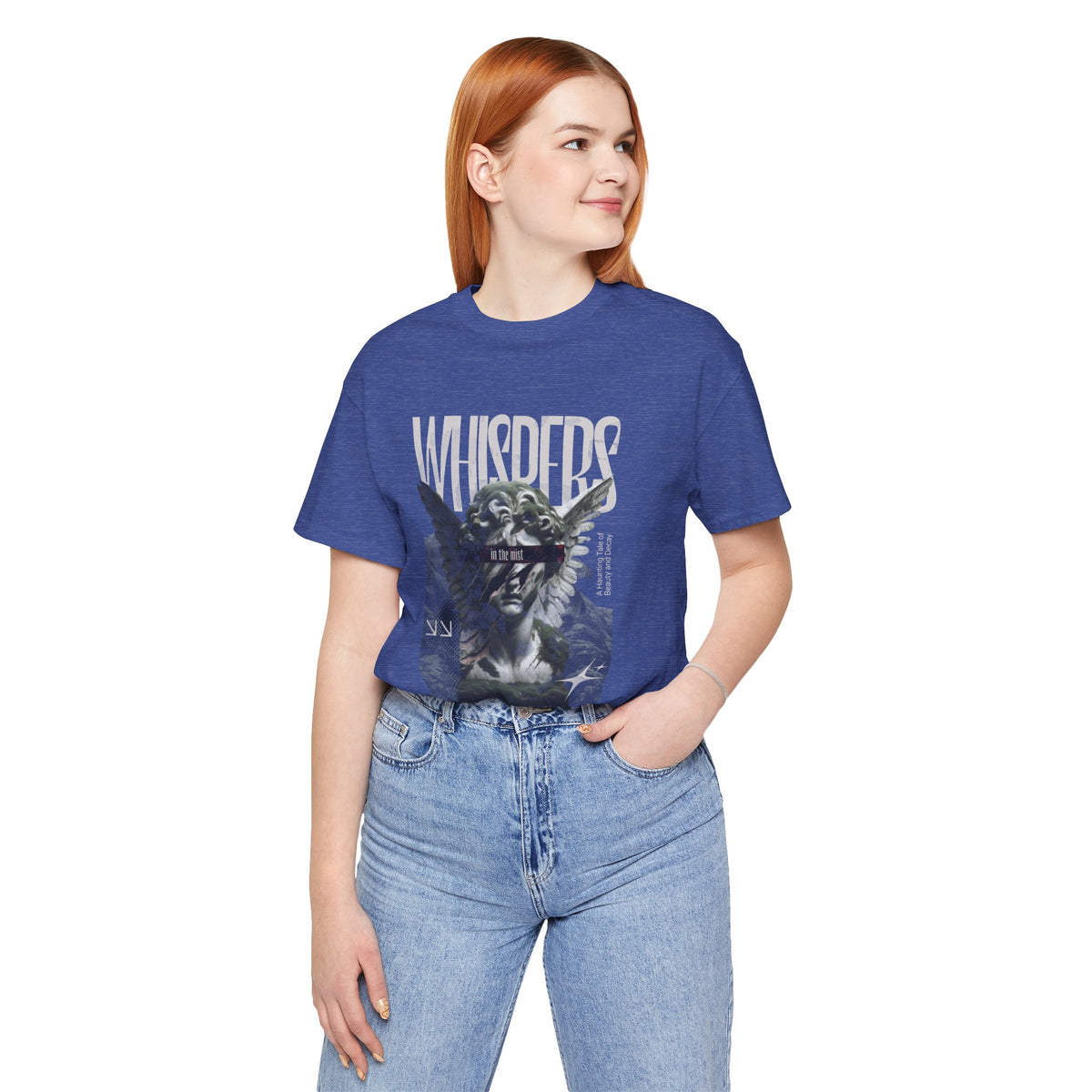 Whispers Angel Tee — Vintage Cherub Graphic T-Shirt