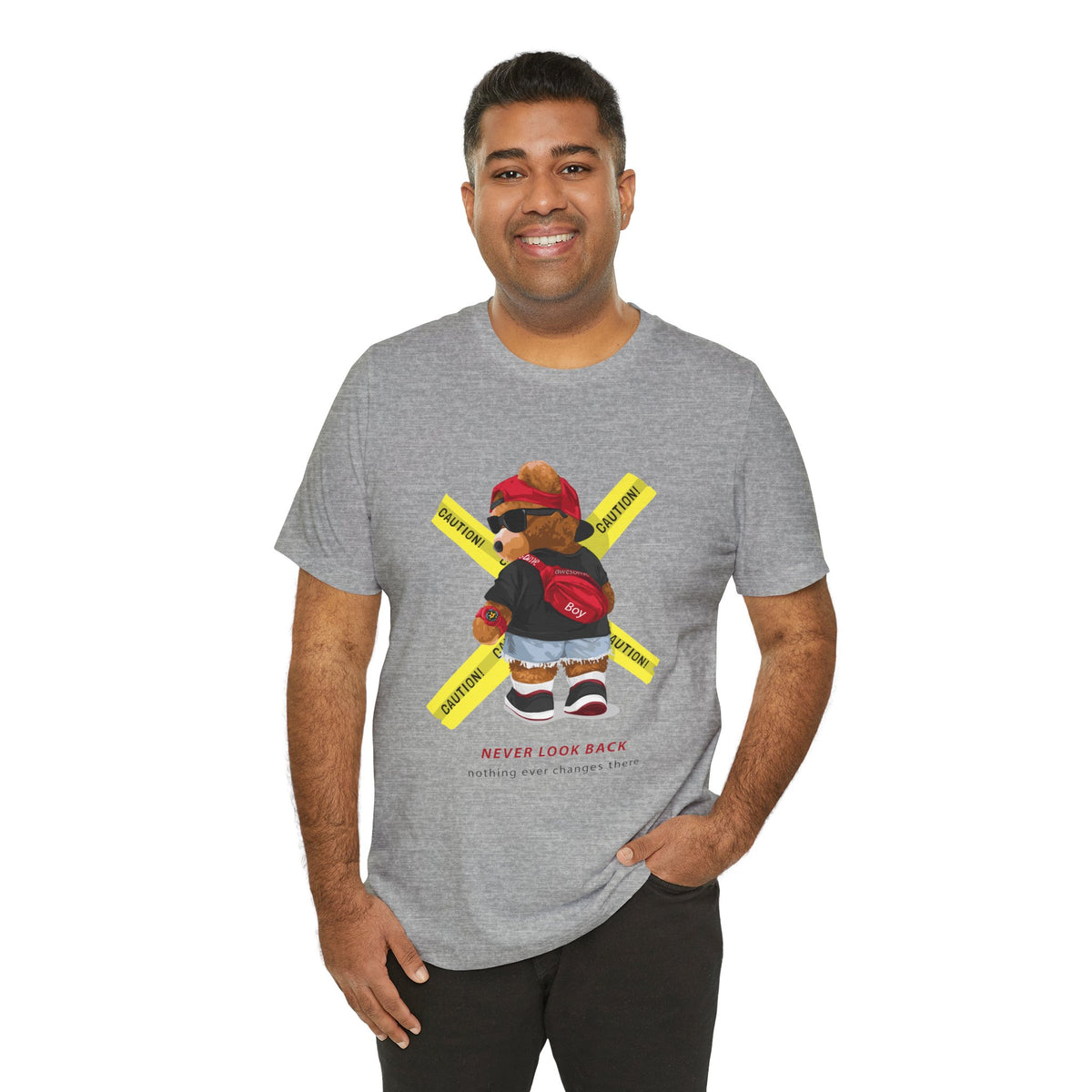 Teddy Bear 'Never Look Back' Graphic Tee