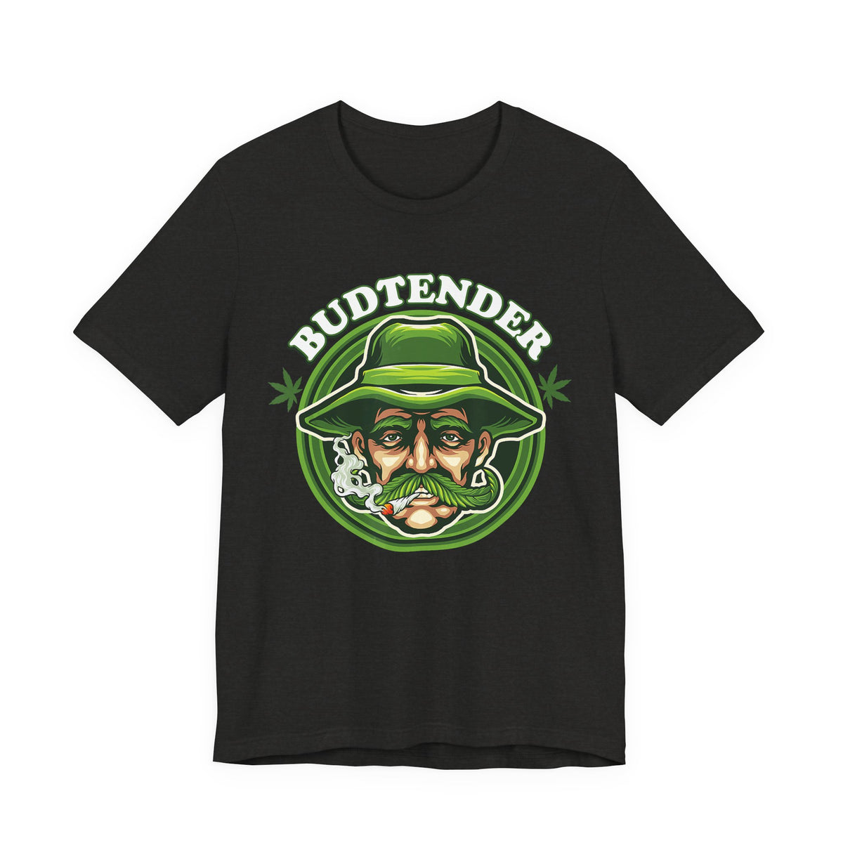 Budtender Graphic Tee – Retro Smoking Stoner Design